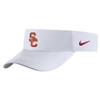 Nike USC Trojans Dri-Fit Adjustable Visor - White