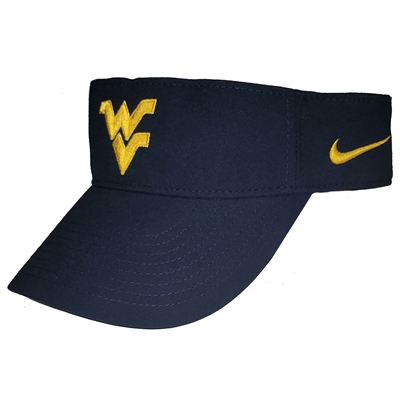 Nike West Virginia Mountaineers Dri-Fit Adjustable Visor - Navy