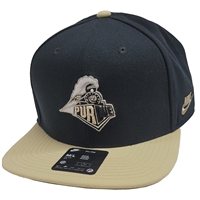 Nike Purdue Boilermakers Pro Flat Bill Snapback Ha