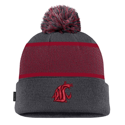 Nike Washington State Cougars Peak Pom Beanie