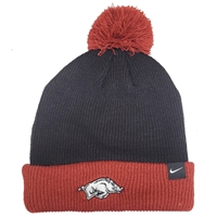 Nike Arkansas Razorbacks Peak Pom Beanie