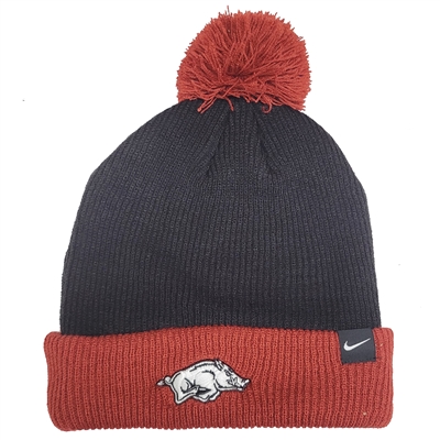 Nike Arkansas Razorbacks Peak Pom Beanie