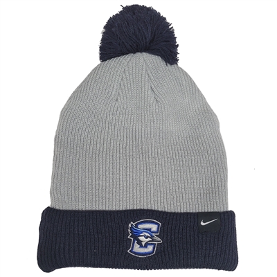 Nike Creighton Bluejays Peak Pom Beanie