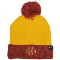 Nike Iowa State Cyclones Peak Pom Beanie