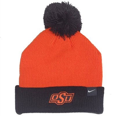 Nike Oklahoma State Cowboys Peak Pom Beanie