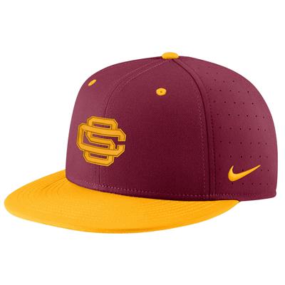 Nike USC Trojans Aero True Fitted Baseball Hat - C