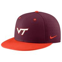 Nike Virginia Tech Hokies Aero True Fitted Basebal