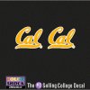 California Berkeley Golden Bears Decal - Small Cal Logo - 2 Decals