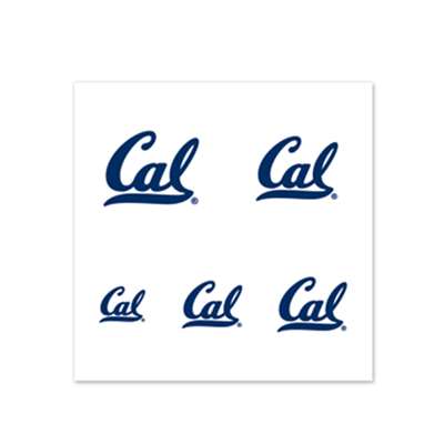 California Golden Bears Fingernail Tattoos - 4 Pack