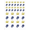 California Golden Bears Small Sticker Sheet - 2 Sheets