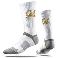 California Golden Bears Strideline Premium Crew Sock - White