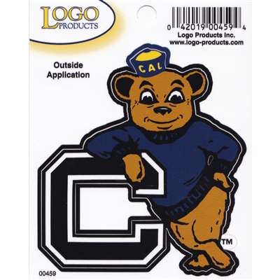 California Golden Bears Logo Decal- Vintage Logo- 3.5" x 3.5"