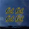 California Golden Bears Transfer Decals - Set of 4