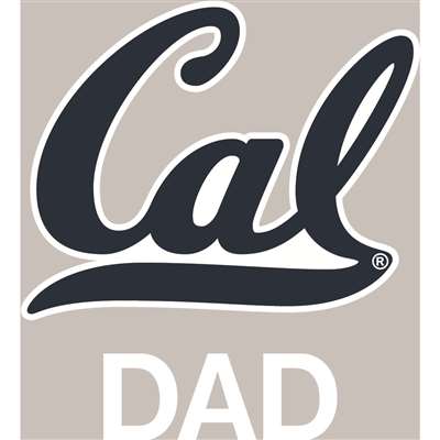 California Golden Bears Transfer Decal - Dad