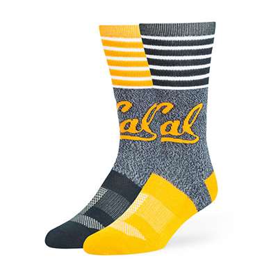 California Golden Bears 47 Brand Vernon Fuse Socks