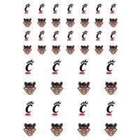 Cincinnati Bearcats Small Sticker Sheet - 2 Sheets