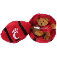 Cincinnati Bearcats Stuffed Bear in a Ball - Football