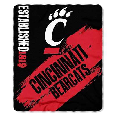 Cincinnati Bearcats Painted Fleece Throw Blanket