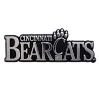 Cincinnati Bearcats Chrome Plastic Auto Emblem