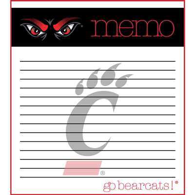 This 2 pack of memo pads features a team logo with a team color header that says Memo on each page. The body of the pad has lines and has a team logo in the background. Each pad contains 50 pages. (2 pack of 50each). Measures 4.5 inches wide by 5 inches t