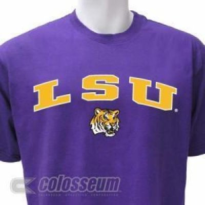 Lsu Campus Yard Applique Colosseum T-shirt