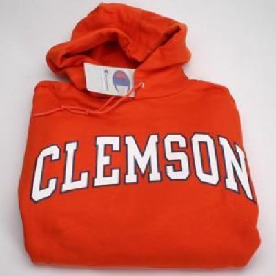 Orange clemson outlet hoodie