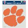 Clemson Tigers Full Color Die Cut Decal - 8" X 8"