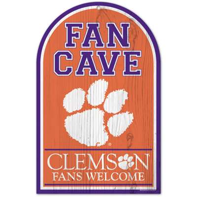 Clemson Tigers Wood Sign