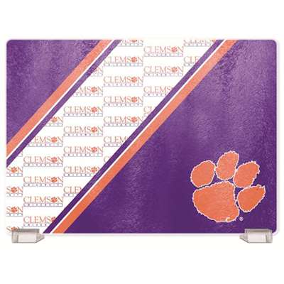 Clemson Tigers Glass Cutting Board