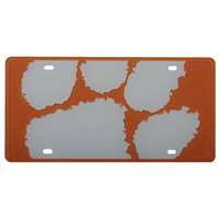 Clemson Tigers Full Color Mega Inlay License Plate