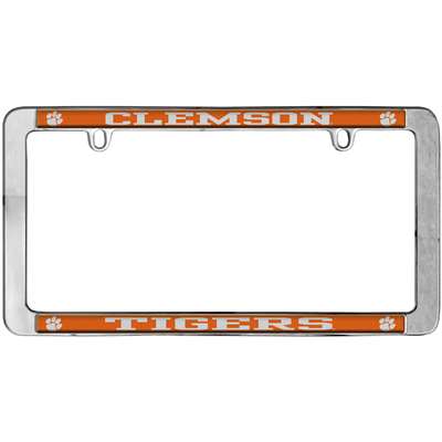 Clemson Tigers Thin Metal License Plate Frame