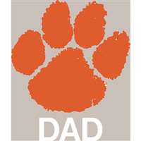 Clemson Tigers Transfer Decal - Dad