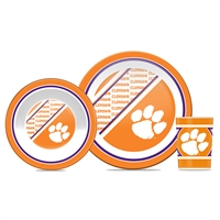 Clemson Tigers Little Sport's Dish Set