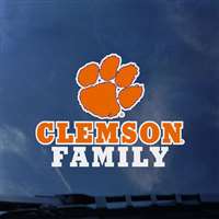 Clemson Tigers Transfer Decal - Family