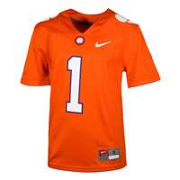 Nike Clemson Tigers Youth Football Jersey - #1 Orange