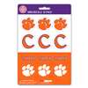 Clemson Tigers Mini Decals - 12 Pack