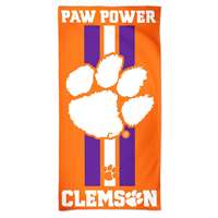 Clemson Tigers Cotton Fiber Beach Towel