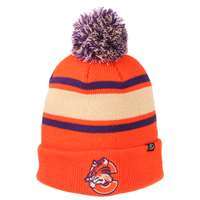 Clemson Tigers Zephyr Tradition Vintage Pom Knit Beanie