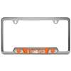 Clemson Tigers Stainless Steel License Plate Frame