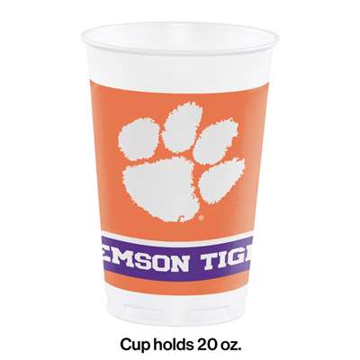 Be ready for game day! Cheer on your favorite college team with these full color party cups. This set of 8 (20 oz) cups are a high quality addition to any gathering.