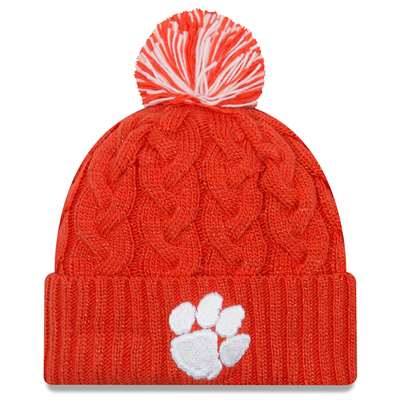 Clemson Tigers New Era Women's Cozy Cable Knit Beanie