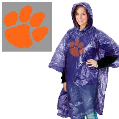 Clemson Tigers Rain Poncho