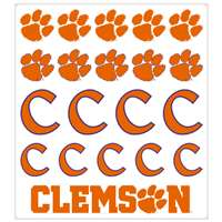 Clemson Tigers Multi-Purpose Vinyl Sticker Sheet