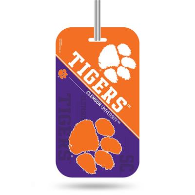 Clemson Tigers Acrylic Luggage Tag