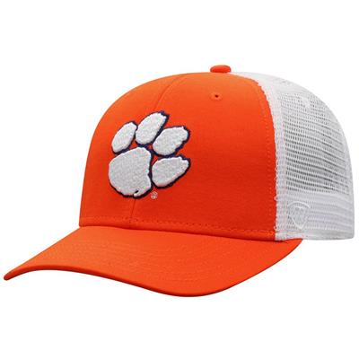 Clemson Tigers Top of the World BB Trucker Hat -Orange - Adjustable