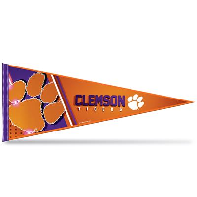 Clemson Tigers 12" x 30" Soft Felt Pennant