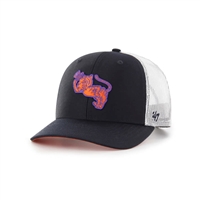 Clemson Tigers 47 Brand Vintage Adjustable Trucker Hat - Tiger