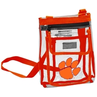 Clemson Tigers Gameday Clear Crossbody Bag