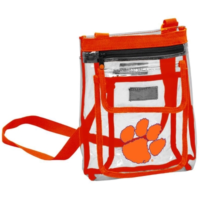 Clemson Tigers Gameday Clear Crossbody Bag