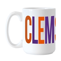 Clemson Tigers 15oz Overtime Ceramic Mug